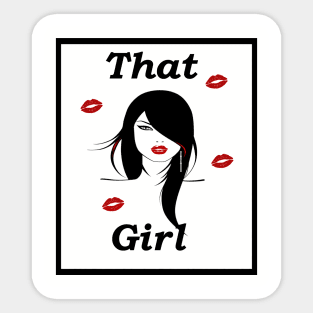 That Girl Sticker